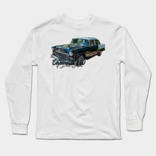 1955 Chevrolet 210 4 Door Sedan Long Sleeve T-Shirt